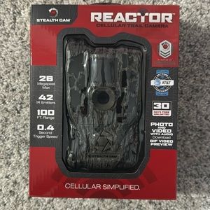 New in box stealth cam cellular trail camera